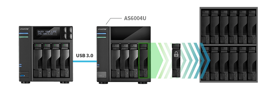 AS6004U - ASUSTOR NAS